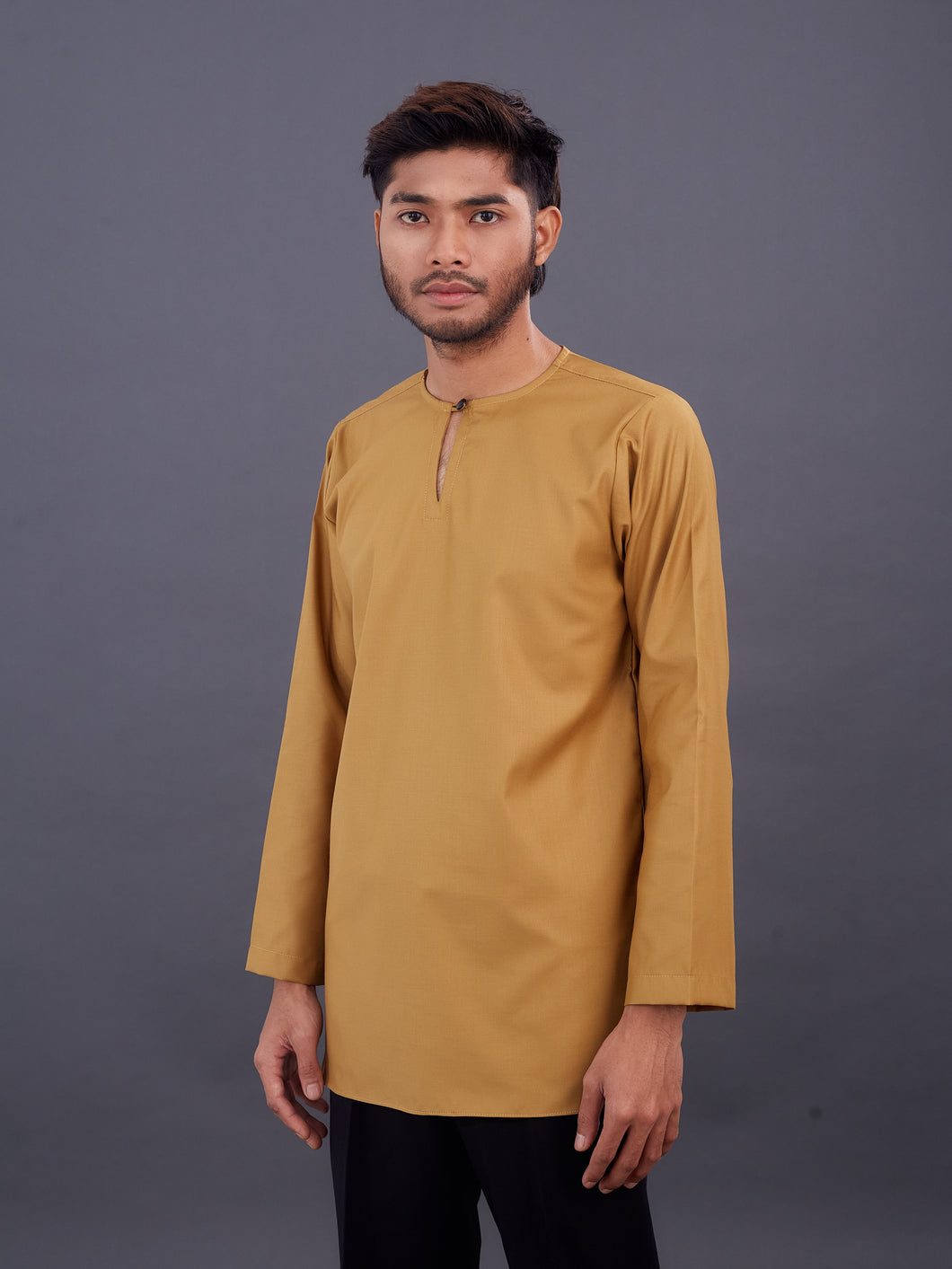 Kurta Adam / Rizky Gold ( Mustard Yellow)