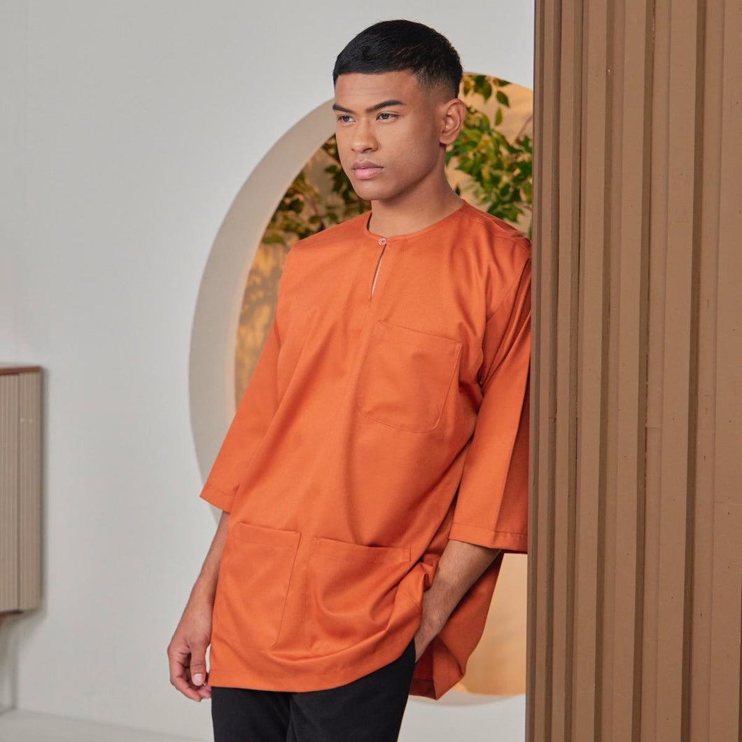 KURTA LEKIR ORANGE BRICK