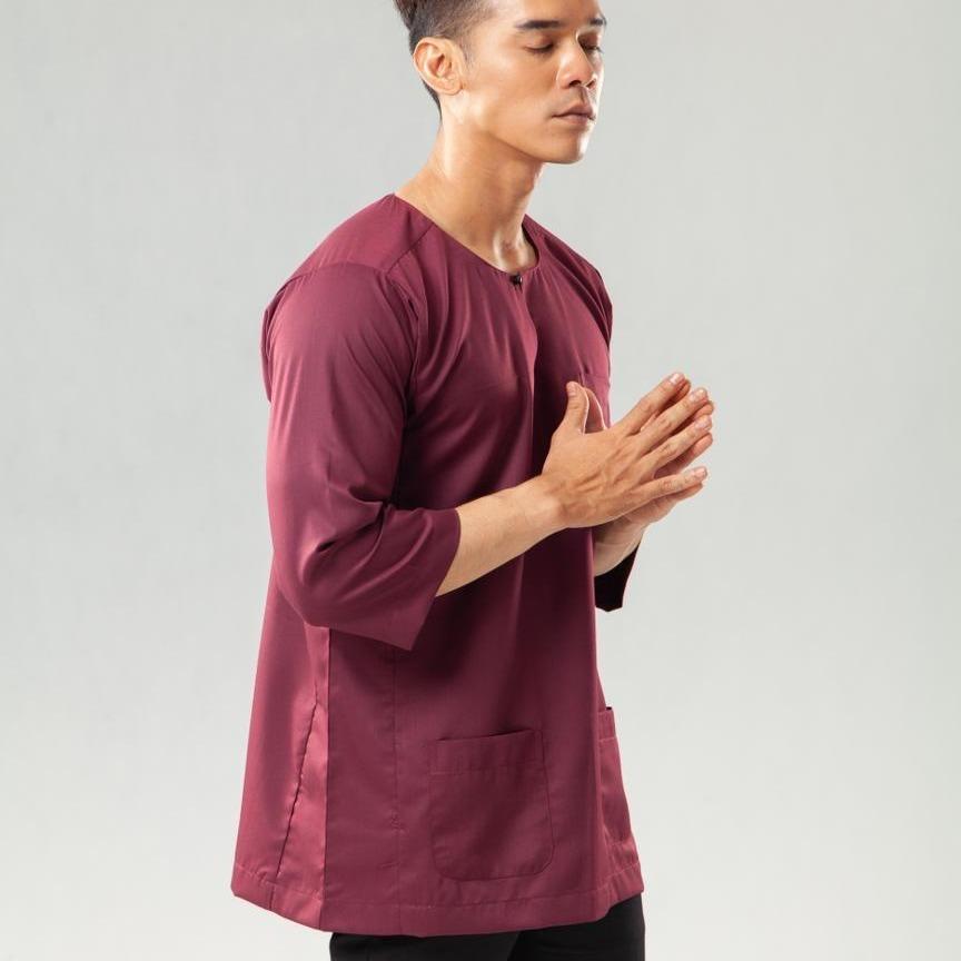 KURTA LEKIR BURGUNDY