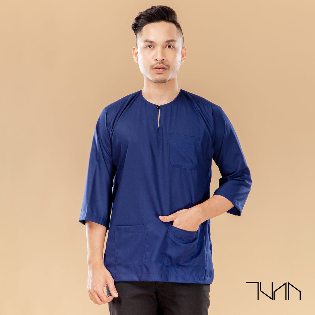 KURTA LEKIR NAVY BLUE